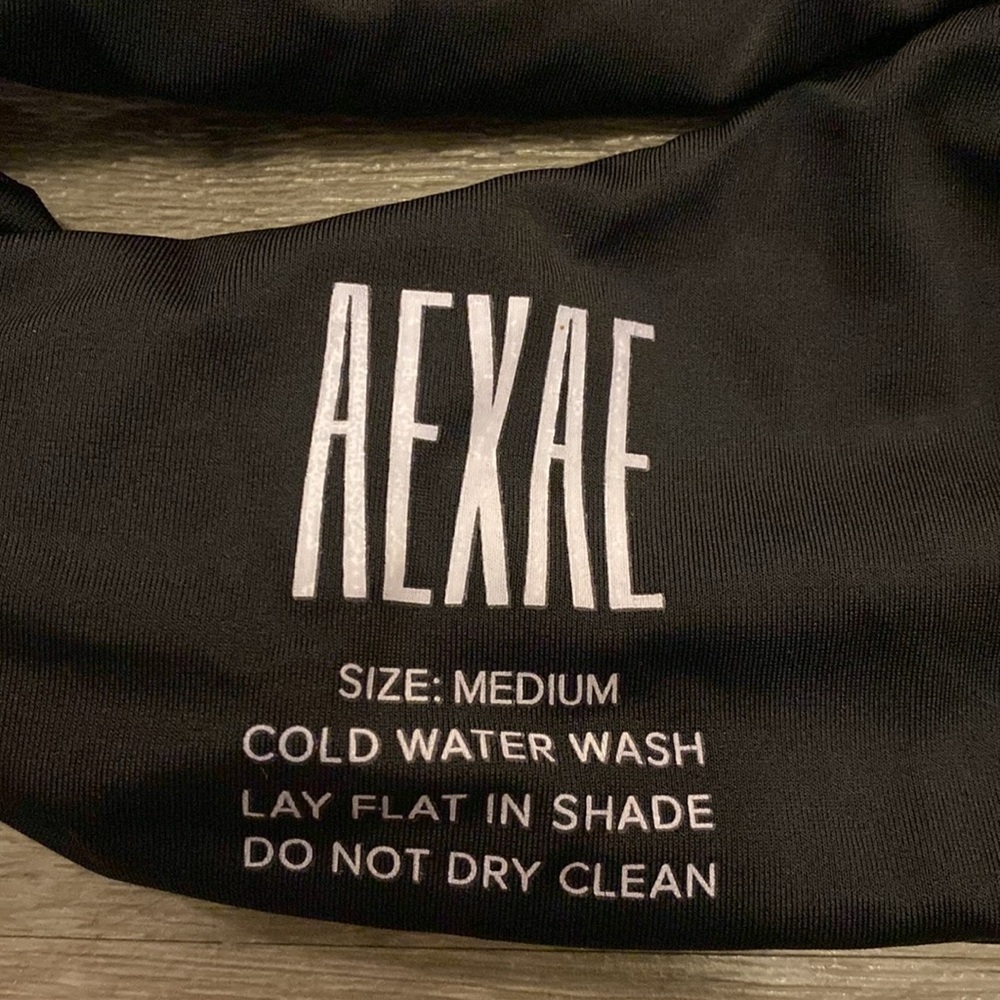 AEXAE black swim top - Picture 3 of 3